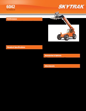 Manipuladoras telescópicas JLG 6042