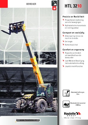 Manipuladoras telescópicas Haulotte HTL3210