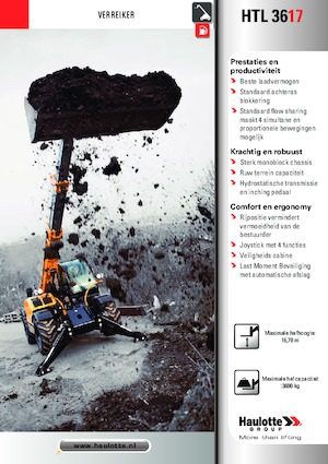 Manipuladoras telescópicas Haulotte HTL3617