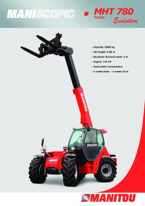 Manipuladoras telescópicas Manitou MHT 780