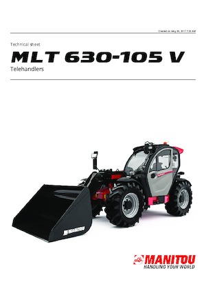 Manipuladoras telescópicas Manitou MLT 625