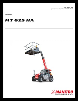 Manipuladoras telescópicas Manitou MT 625 HA