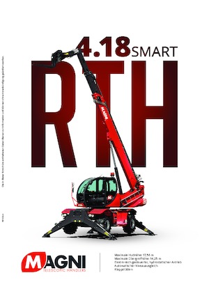 Manipuladoras telescópicas con vehículo superpuesto MAGNI RTH 4.18 Smart