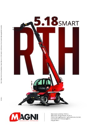 Manipuladoras telescópicas con vehículo superpuesto MAGNI RTH 5.18 Smart