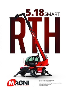 Manipuladoras telescópicas con vehículo superpuesto MAGNI RTH 5.18 Smart