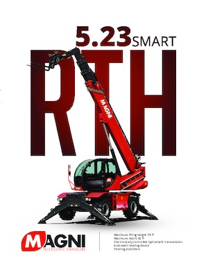 Manipuladoras telescópicas con vehículo superpuesto MAGNI RTH 5.23 Smart