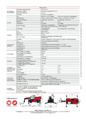 Manipuladoras telescópicas con vehículo superpuesto MAGNI RTH 5.25 SH