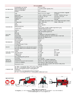 Manipuladoras telescópicas con vehículo superpuesto MAGNI RTH 5.25 Smart