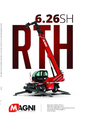 Manipuladoras telescópicas con vehículo superpuesto MAGNI RTH 6.26 SH