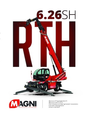 Manipuladoras telescópicas con vehículo superpuesto MAGNI RTH 6.26 SH