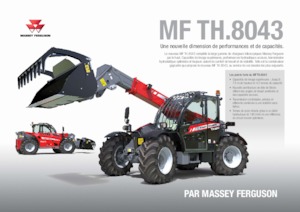 Manipuladoras telescópicas Massey Ferguson TH.8043