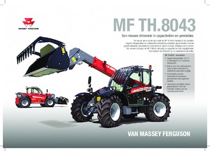 Manipuladoras telescópicas Massey Ferguson TH.8043