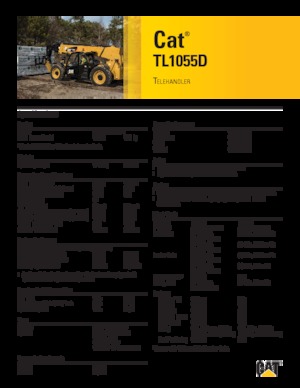 Manipuladoras telescópicas Caterpillar TL1055D