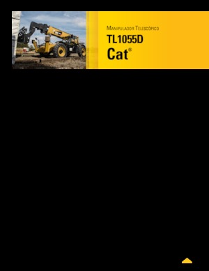 Manipuladoras telescópicas Caterpillar TL1055D
