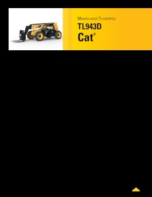 Manipuladoras telescópicas Caterpillar TL943D