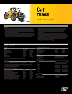 Manipuladoras telescópicas Caterpillar TH306D