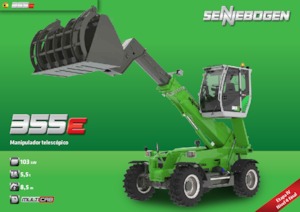 Manipuladoras telescópicas con vehículo superpuesto Sennebogen 355 E 