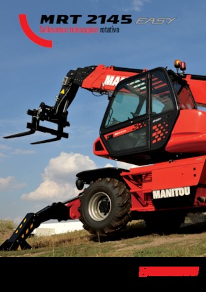 Manipuladoras telescópicas con vehículo superpuesto Manitou MRT 2145