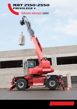 Manipuladoras telescópicas con vehículo superpuesto Manitou MRT 2550