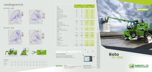 Manipuladoras telescópicas con vehículo superpuesto Merlo Roto 40.18