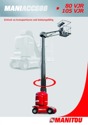 Plataformas verticales Manitou 105 VJR