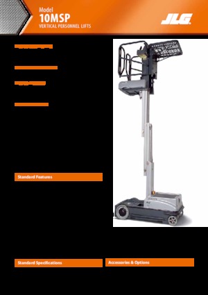 Plataformas verticales JLG 10MSP