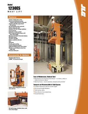 Plataformas verticales JLG 1230ES