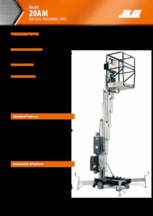 Plataformas verticales JLG 20AM