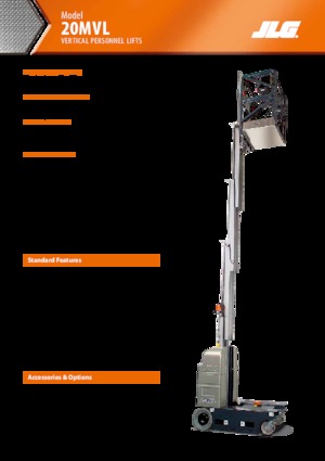 Plataformas verticales JLG 20MVL