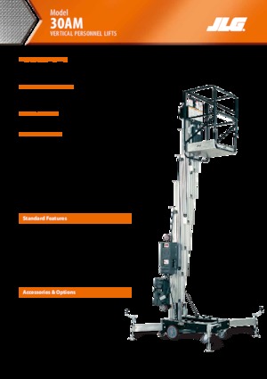 Plataformas verticales JLG 30AM