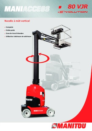 Plataformas verticales Manitou 80 VJR Evolution