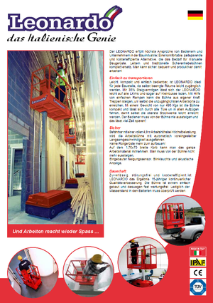 Plataformas verticales Bravi Leonardo Outdoor