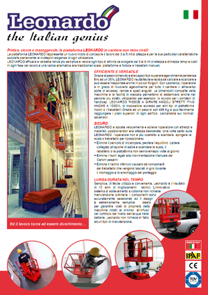 Plataformas verticales Bravi Leonardo Outdoor