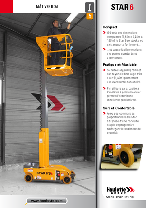 Plataformas verticales Haulotte Star 6