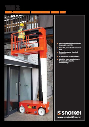 Plataformas verticales Snorkel TM12