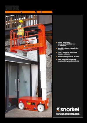 Plataformas verticales Snorkel TM12