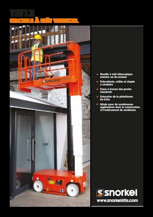 Plataformas verticales Snorkel TM12