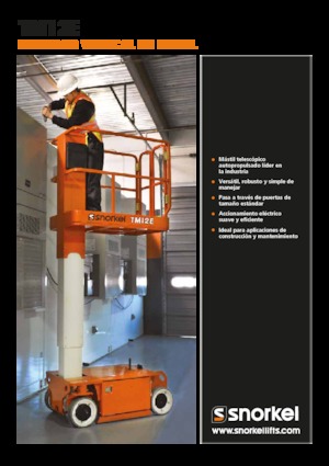 Plataformas verticales Snorkel TM12E