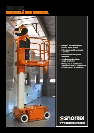 Plataformas verticales Snorkel TM12E