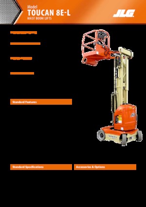 Plataformas verticales JLG-Toucan Toucan 8E-L