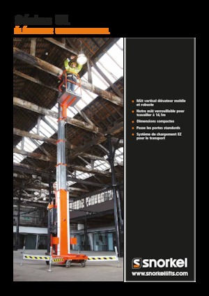 Plataformas verticales Snorkel UL32