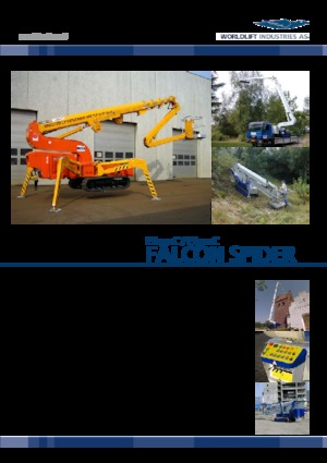 Plataformas telescópicas de orugas Falcon Lifts FS 320 C 