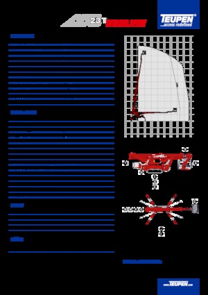 Plataformas telescópicas de orugas TEUPEN LEO23T 