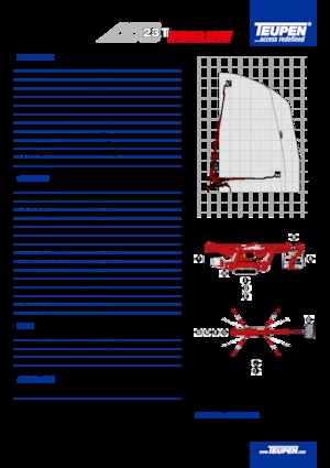 Plataformas telescópicas de orugas TEUPEN LEO23T 