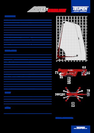 Plataformas telescópicas de orugas TEUPEN LEO27T
