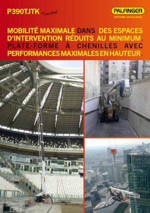 Plataformas telescópicas de orugas Palfinger P 390 TJTK