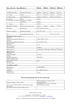 Plataformas telescópicas de orugas Aichi SR21AJ