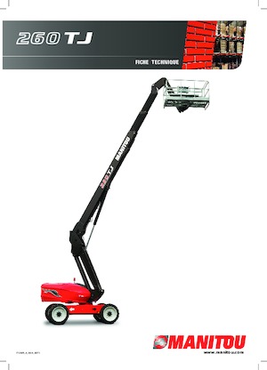 Plataformas telescópicas de ruedas Manitou 260 TJ