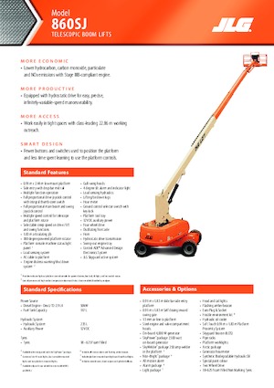 Plataformas telescópicas de ruedas JLG 800S