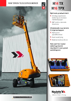Plataformas telescópicas de ruedas Haulotte H16 TPX
